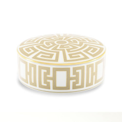 ROUND PORCELAIN BOX 13 CM, LABIRINTO
