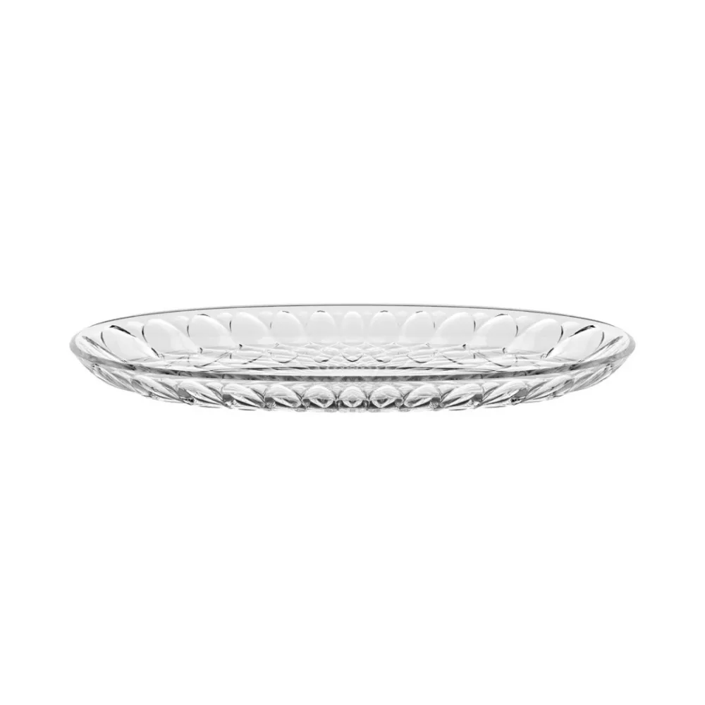 ACRYLIC OVAL TRAY TRANSPARENT, VANITY