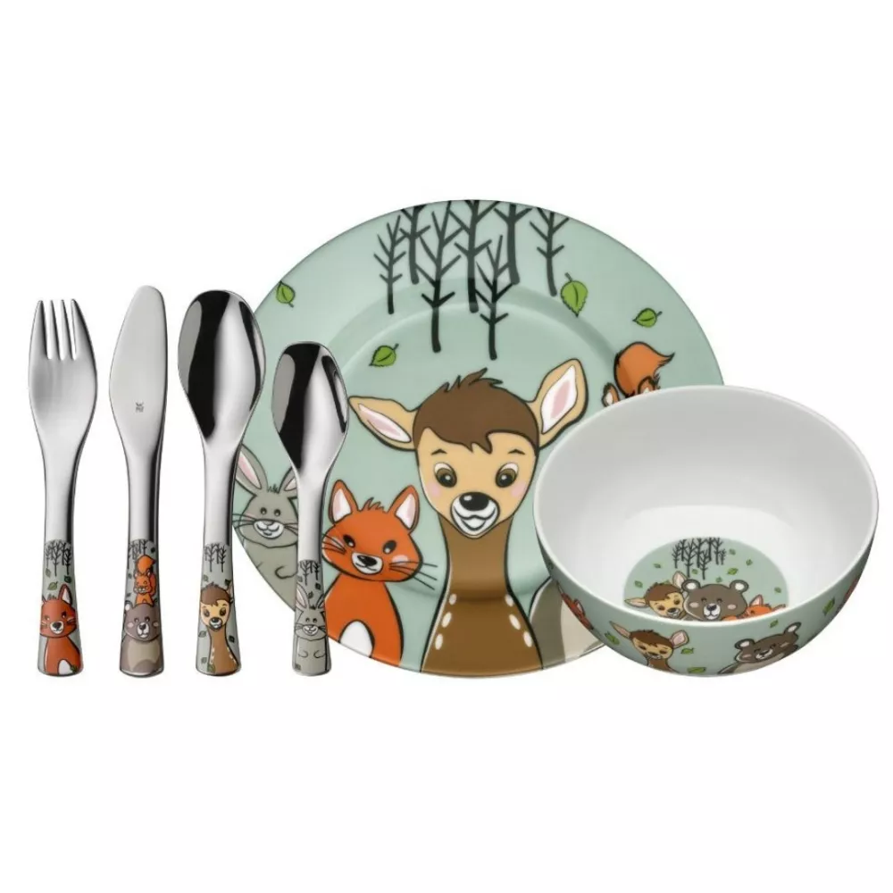 WMF 6PCS CHILDREN S DINNER SET, FRIENDS OF THE FOREST 12.8611.9964