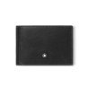 6 CARD SLOTS WALLET WITH MONEY CLIP, BLACK, MEISTERSTUCK