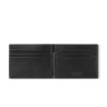 6 CARD SLOTS WALLET WITH MONEY CLIP, BLACK, MEISTERSTUCK