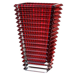 CRYSTAL RECTANGULAR VASE, EYE