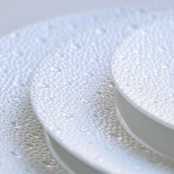 ECUME PEARL OVAL TRAY 35 CM