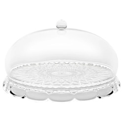 TRANSPARENT CAKE STAND 30 CM, ACRYLIC