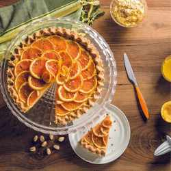 ALZATA CON CAMPANA 30 CM TIFFANY, ACRILICO