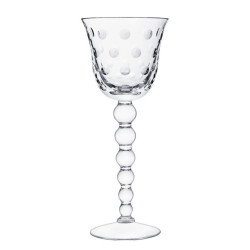 CRYSTAL WINE GLASS, BUBBLES...