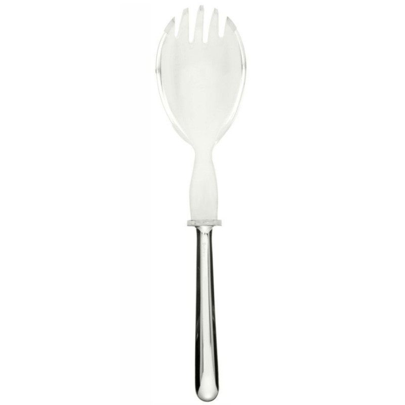 MODERNO SALAD SERVING FORK, SILVER-PLATED