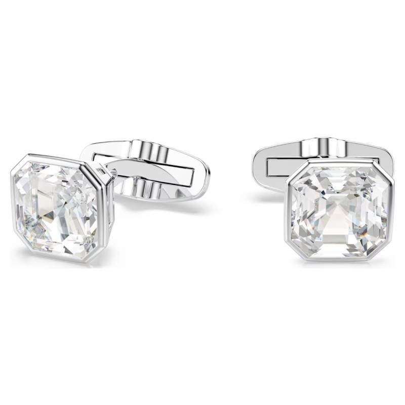 MILLENIA: CUFFLINK WHITE, RHODIUM PLATED 5733306