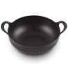 24 CM CAST IRON BALTI WOK CASSEROLE