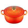 ROUND CAST IRON CASSEROLE, 100 YEARS ANNIVERSARY