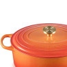 OVAL CASSEROLE 29 CM, 100th ANNIVERSARY ORANGE