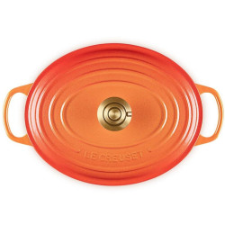 OVAL CASSEROLE 29 CM, 100th ANNIVERSARY ORANGE