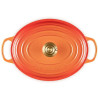 OVAL CASSEROLE 29 CM, 100th ANNIVERSARY ORANGE