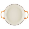 LOW ROUND CASSEROLE 30 CM, 100th ANNIVERSARY ORANGE