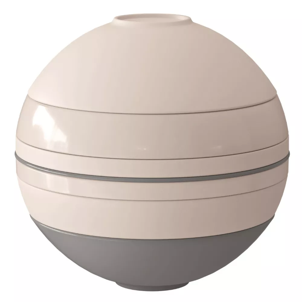 LA BOULE PURE BEIGE, SET PIATTI