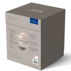 PURE BEIGE LA BOULE, SET OF DINNER PLATED