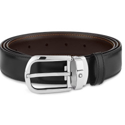LEATHER REVERISBLE BELT,...