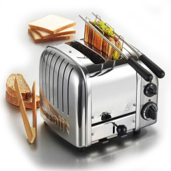 TOASTER 2SLICES DU-27030 STAINLES STEEL DUALIT