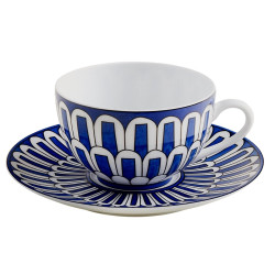 TAZZA TÈ CON PIATTINO, BLEUS D AILLEURS 30016P