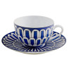 TEA CUP WITH SAUCER, BLEUS D AILLEURS 30016P