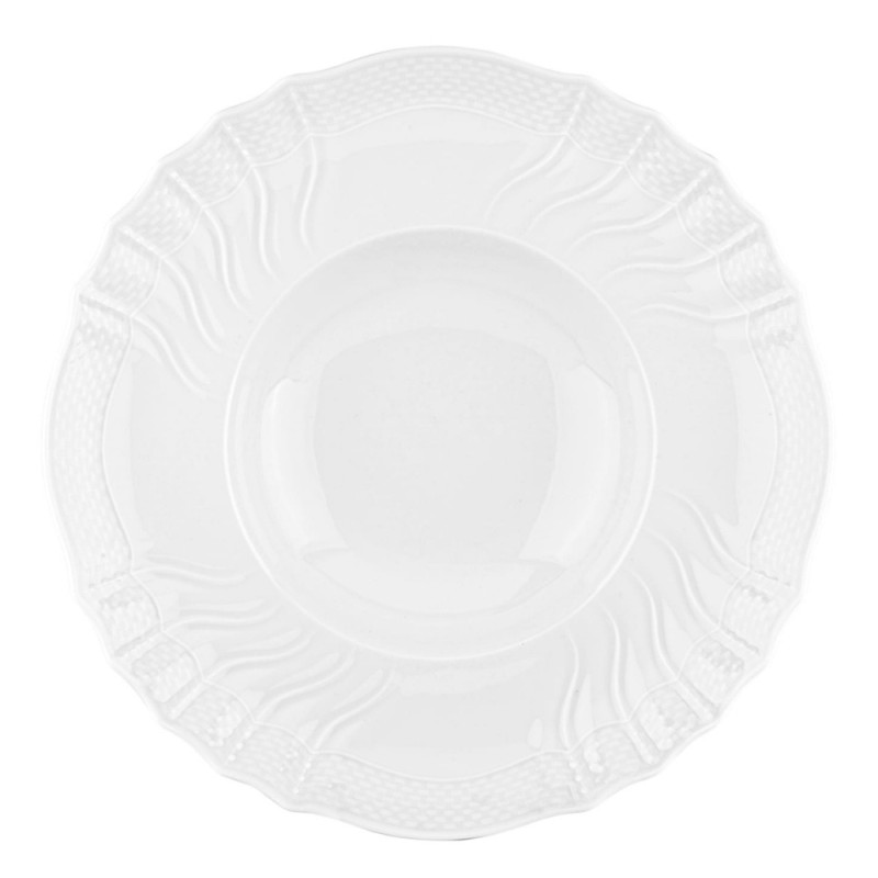 DEEP PASTA PLATE 28 CM, VECCHIO GINORI BIANCO