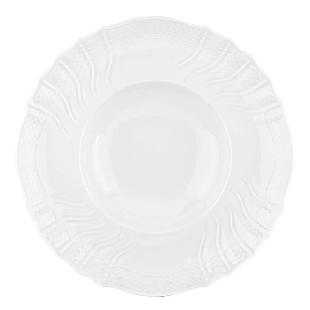 PIATTO FONDO PASTA 28 CM, VECCHIO GINORI BIANCO