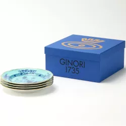 SET 4 PIATTI DESSERT 21 CM, ORIENTE ITALIANO