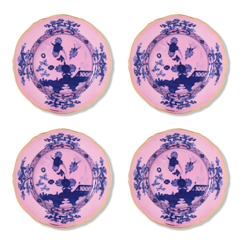 SET 4 PIATTI DESSERT 21 CM, ORIENTE ITALIANO