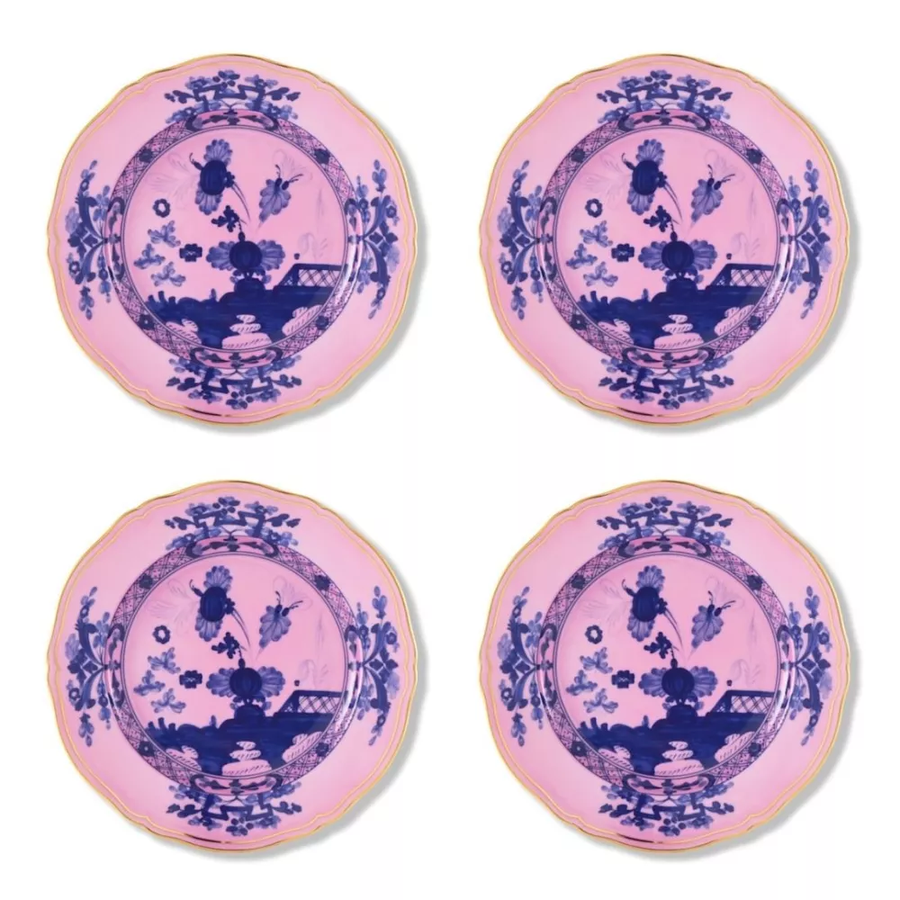 SET 4 PIATTI DESSERT 21 CM, ORIENTE ITALIANO