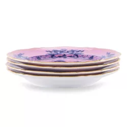 SET 4 PIATTI DESSERT 21 CM, ORIENTE ITALIANO