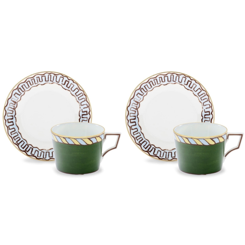 SET OF 2 TEA CUPS, IL VIAGGIO DI NETTUNO
