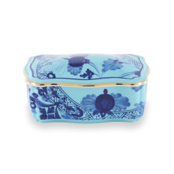 PORCELAIN TRINKET BOX 14 CM, ORIENTE ITALIANO
