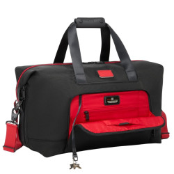 EXPANDABLE TRAVEL BAG ALPHA3, BLACK & RED