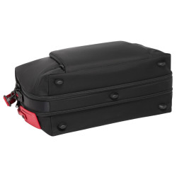 EXPANDABLE TRAVEL BAG ALPHA3, BLACK & RED