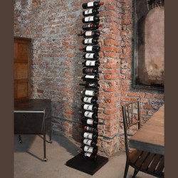 PTOLOMEO VINO BOTTLE HOLDER, BLACK 213 CM PTVINO213BB