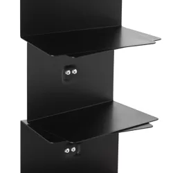 LIBRERIA A PARETE 11 MENSOLE 155 CM, PTWALL155/B NERO