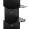 LIBRERIA A PARETE 11 MENSOLE 155 CM, PTWALL155/B NERO