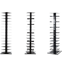 4x PTOLOMEO BOOK SHELF, STEEL BASE PTKITB197