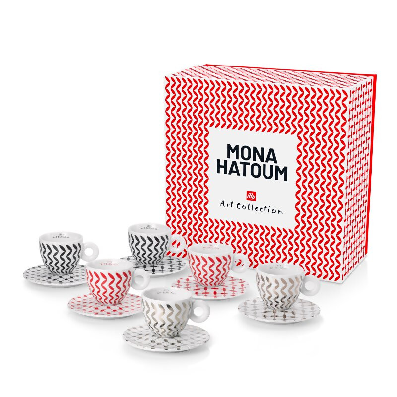 SET OF 6 CAPPUCCINO CUPS 23887 - MONA HATOUM