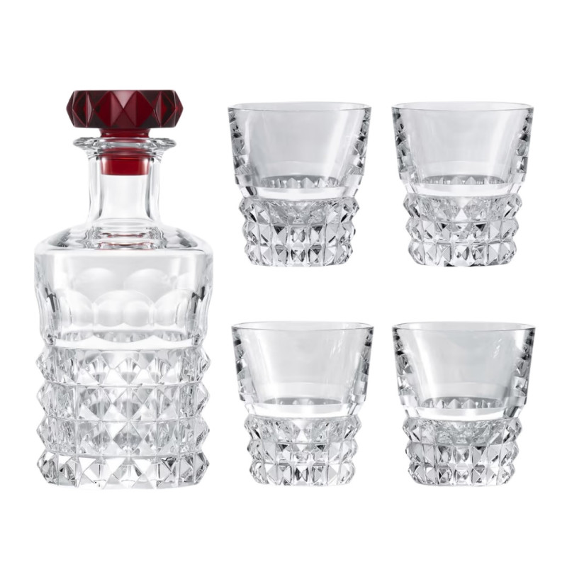 SET 4 BICCHIERI + CARAFFA DA BAR, LOUXOR 2816100