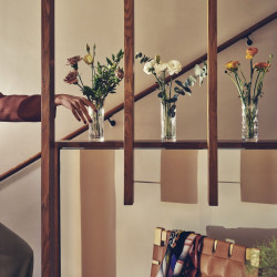 SET OF 3 CRYSTAL FLORA VASES, 2810832