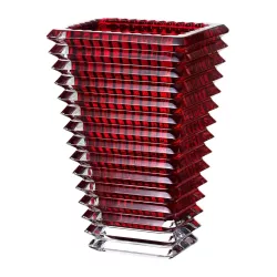CRYSTAL RECTANGULAR VASE, EYE