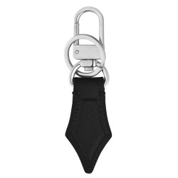 SARTORIAL LEATHER KEY RING, SARTORIAL BLACK 220357