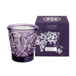 VASO CON CANDELA PROFUMATA, EPINES PLATINUM ED.