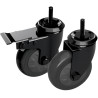 SET OF 2 WHEELS FOR TABLE OR SUPPORT BGE, 120410