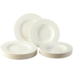 SET OF 18 BASIC WHITE...