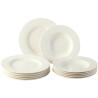 SET OF 18 BASIC WHITE PLATES, 19-5277-8801