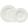 SET OF 18 BASIC WHITE PLATES, 19-5277-8801