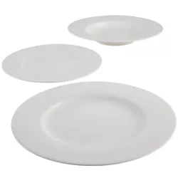 SET 18 PIATTI BASIC BIANCO, 19-5277-8801