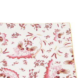 PORCELAIN SQUARED CHANGE TRAY, ORO DI DOCCIA